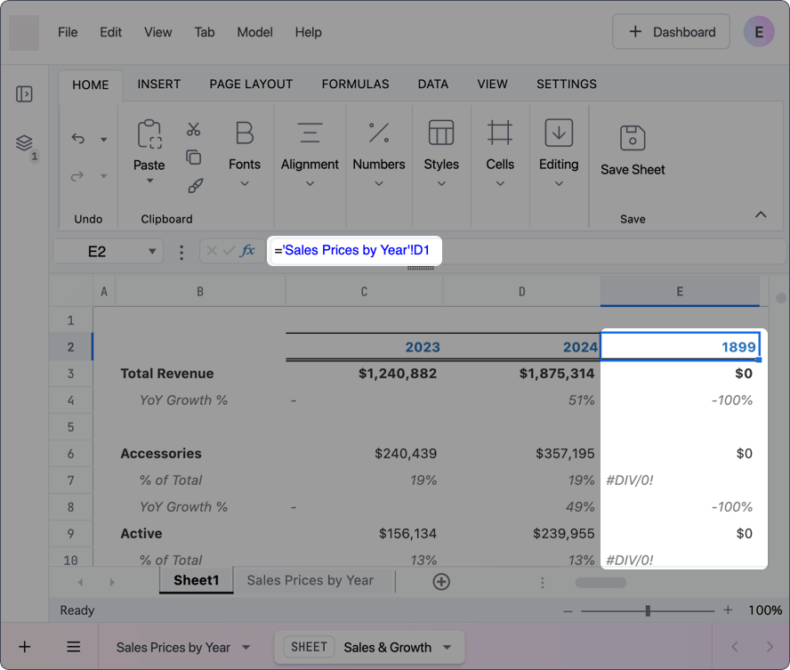 Formatting & analyzing data with spreadsheet tabs | Docs