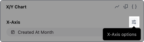 X-axis configuration | Docs