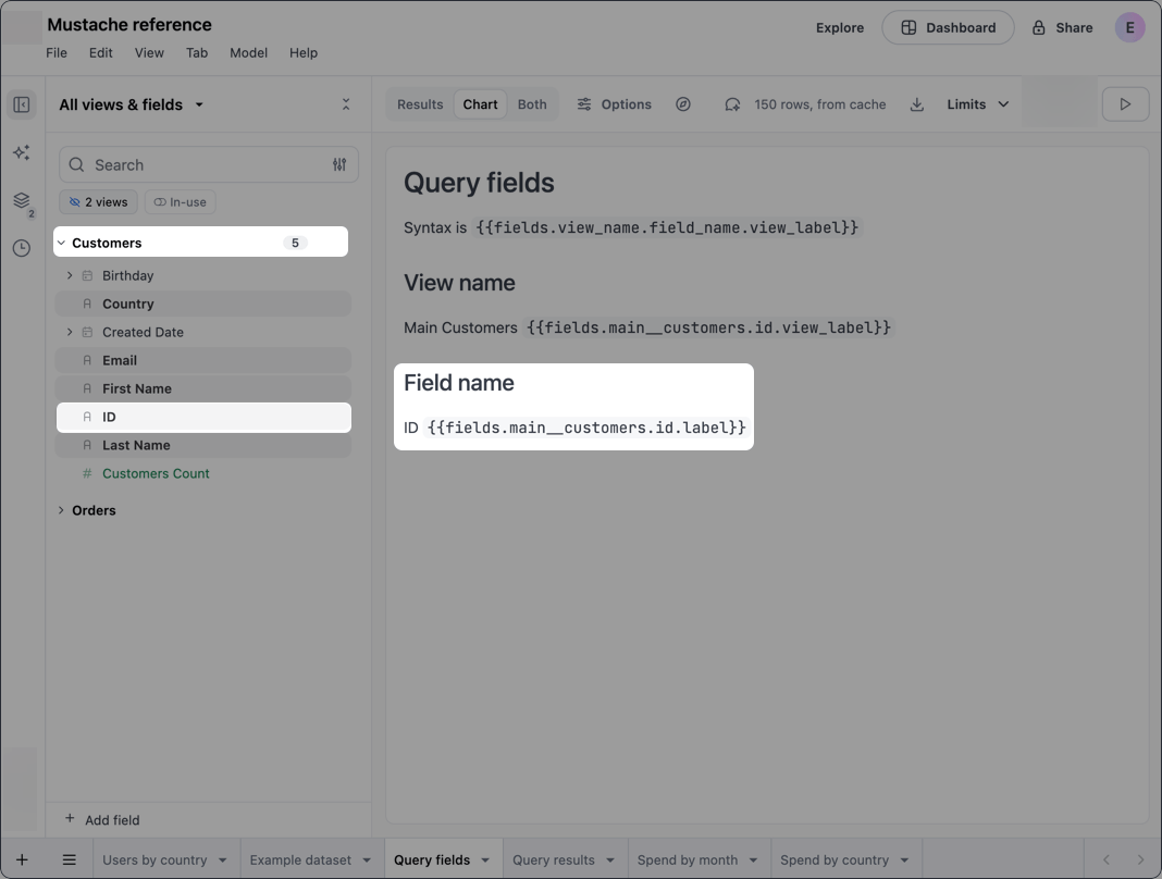Example field name